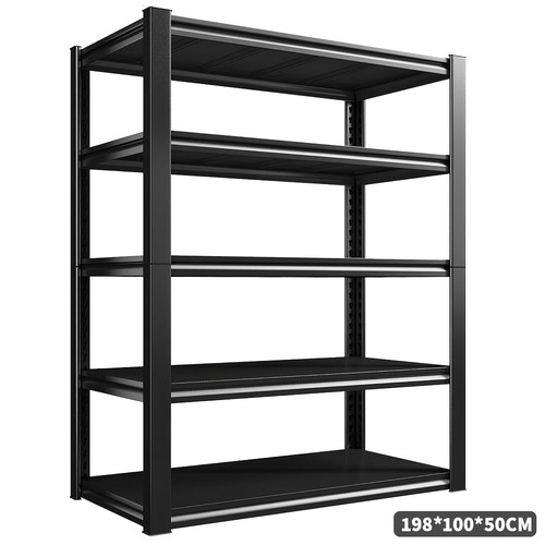 Tier metal shelving unit - shelving,