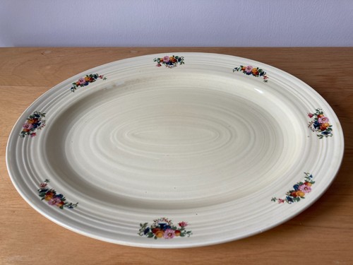 Oval serving platter vintage - platter,