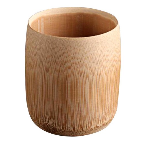 Natural bamboo drinking cup - natural,