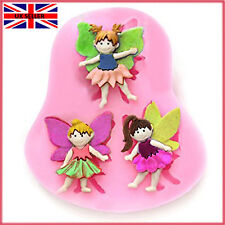 Wax Melt Moulds Fairy Silicone Fondant Cake Chocolate Decor Mould Angel Elf
