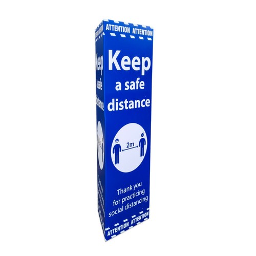 Printed bollard sleeves stock - sleeves,
