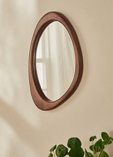Natural Organic Mango Wood Frame Wall Mirror