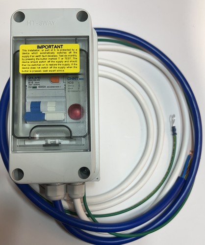 Prewired mains consumer unit - mains,
