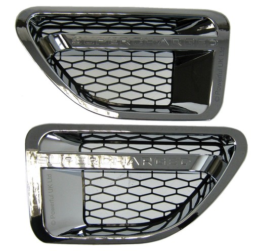 Chrome with black mesh - chrome,