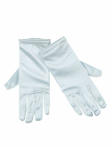 White showbiz glamour - 9", satin