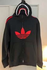 Adidas X Bape Shark Fleece Zip