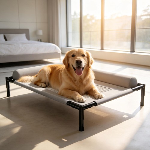 Outdoor elevated dogs bed - elevated,