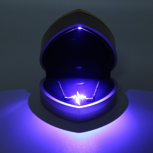 Heart shaped necklace box - heart,