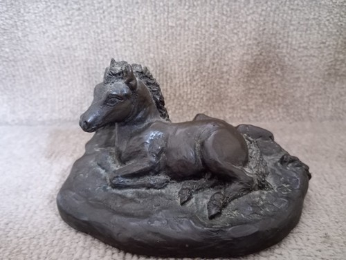 Bronze resin shetland - shetland, pony