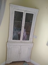 Antique Corner Shelf Unit