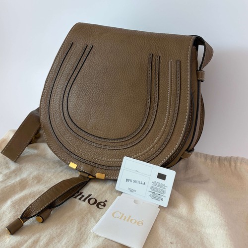 Authentic chloé marcie - marcie, saddle