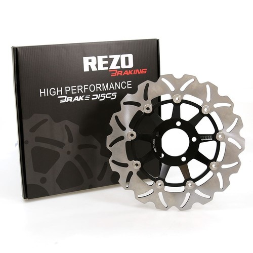 Rezo wavy front brake rotor - front,