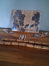 Aboriginal  Art On  Bark Paper