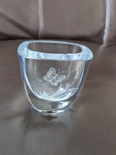 Vintage Strombershyttan Swedish Art Glass Vase