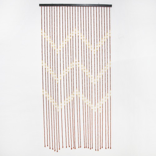 New wooden beaded bamboo door - wooden,