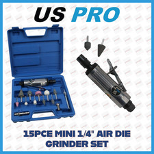 US PRO 15pc MINI 1/4" AIR DIE