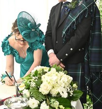 hatinator weddings, green