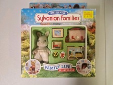 Sylvanian Families - Beverley Goes to School -Butterglove Ivory Rabbit - Vintage