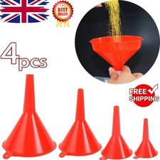 4pc Funnel Set Plastic Pouring