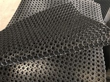 2 GRASS MAT 22mm playground  mats horse golf Rubber Matting FREE Delivery