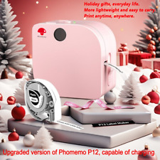 P12Pro Bluetooth Label Maker Machine Wireless Thermal Label Printer Sticker