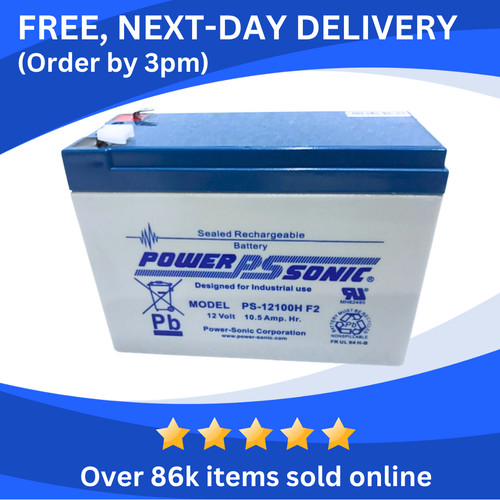 12v 5ah replacement battery - 12v, 10.5ah