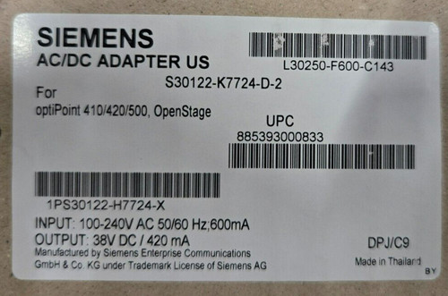 Siemens s30122 k7724 - siemens, s30122-k7724-d-2