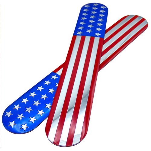 2pcs american flag emblem - 2pcs, 3d