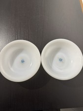 Phoenix Ware Pyrex Tableware Milk Glass Vintage Cereal Bowls Set Of 2