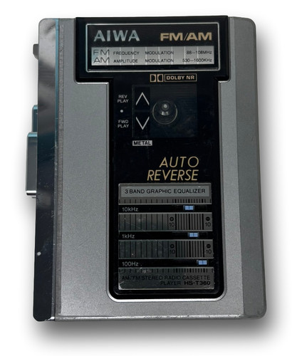 Aiwa t360 silver - hs-t360, fm/am