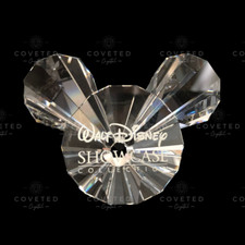 Swarovski Crystal DISNEY SHOWCASE COLLECTION TITLE PLAQUE 835357 Mickey Mouse