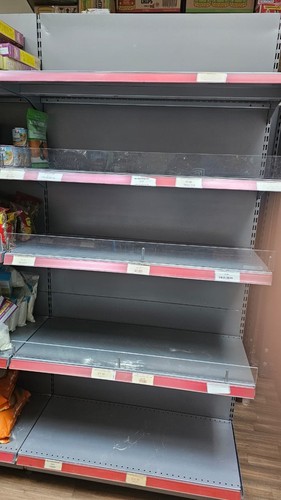 Gondola shelving used - used, 100m