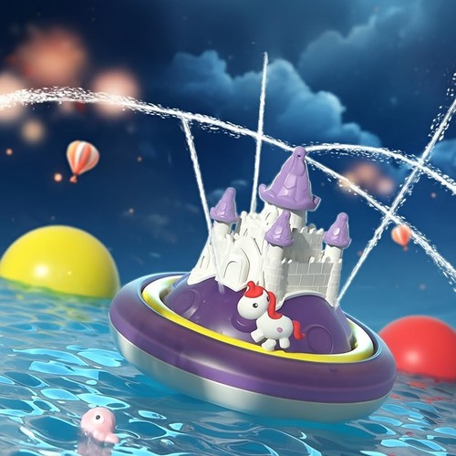 Sky castle bath - bath, toy