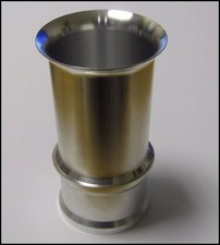 Weber 48DCO /SP  carb slot alloy trumpet air horn ram pipe 75mm long