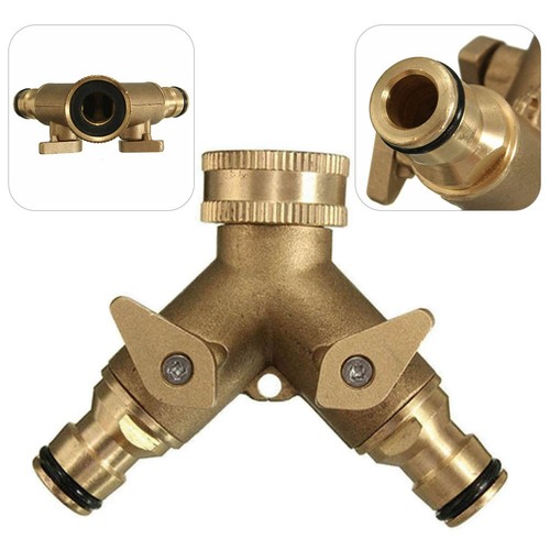 Way brass garden hose pipe - 2,