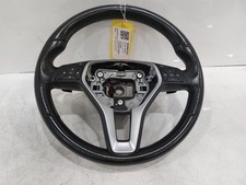2014 MERCEDES E CLASS 3 Spoke Multifunctional Black Leather Steering Wheel