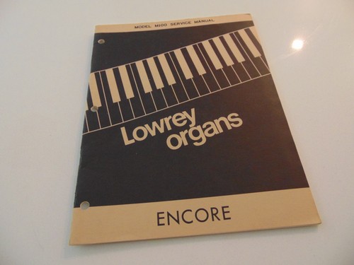 Lowrey organ m100 encore - organ,