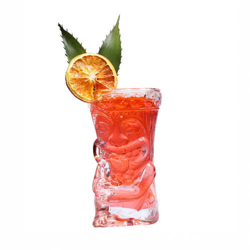 Pukana glass tiki mug 350ml - pukana,