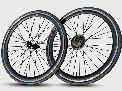 700c logo hybrid wheelset - hybrid,