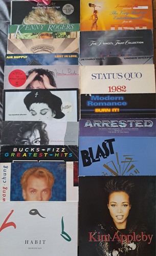 1980 vinyl joblot x - lp's, 18