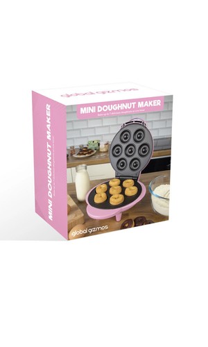 Doughnut maker retro pink - doughnut,