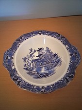 vintage Willow pattern serving
