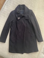Zara navy studded coat size M