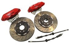 Brembo Big Front Brake Kit (Red) - 500 Abarth Floating Discs & Callipers NEW