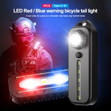 LED Red Blue Shoulder Police