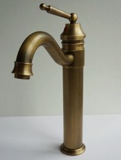 Vintage Style Chrome Polished Brushed Steel Bath Basin Sink Mono Bloc Mixer Tap