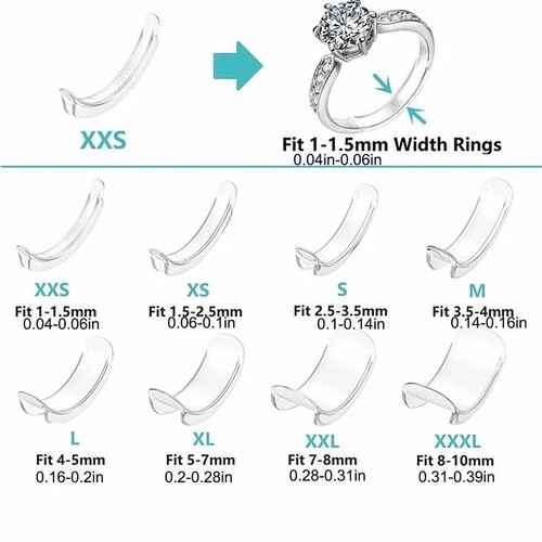 Invisible clear ring size - invisible,