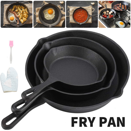 Set cast iron non stick - cast,