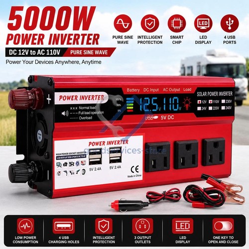 Car power inverter 5000w - power,