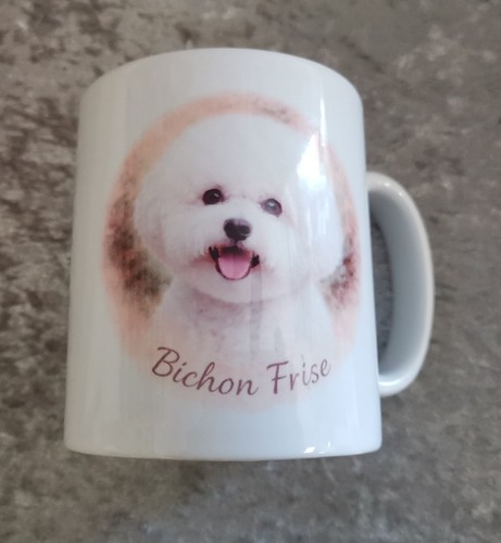 Bichon frise ceramic mug - ceramic,